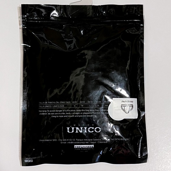 Unico Rastro Jockstrap White Size M (30-32) NWT‎ - Picture 6 of 6